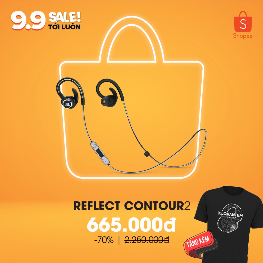 Tai nghe Bluetooth JBL Reflect Contour 2 - Hàng Chính Hãng